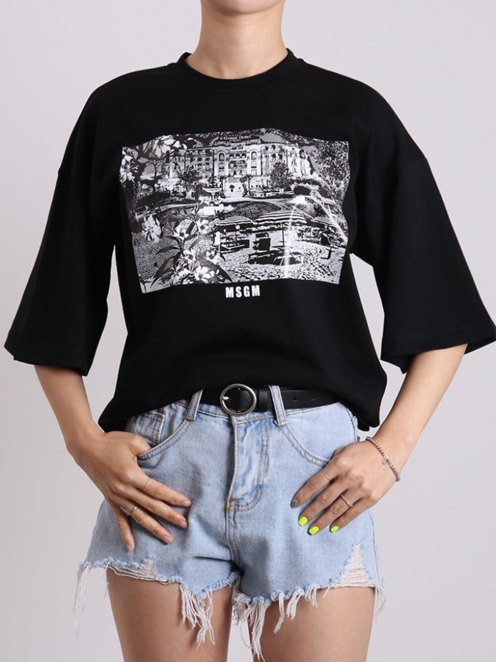 NWT - MSGM Rimini Printed T-shirt - Black🖤